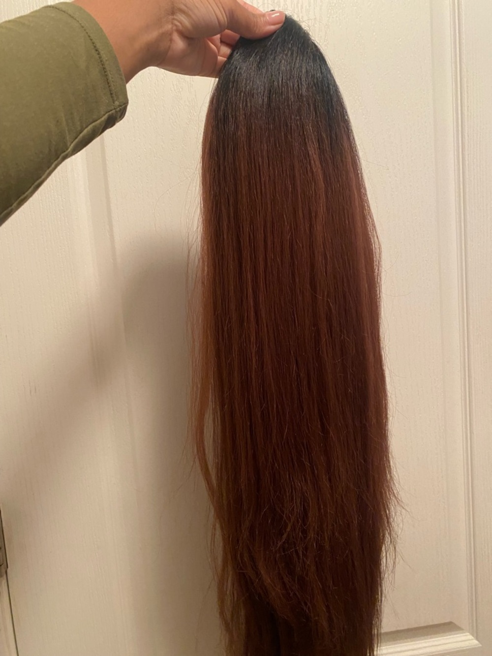 Silky Brown Hair Extension